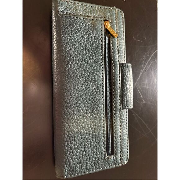 Fossil Teal Leather Wallet - Picture 3 of 4